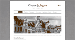 Desktop Screenshot of claytonsegura.com
